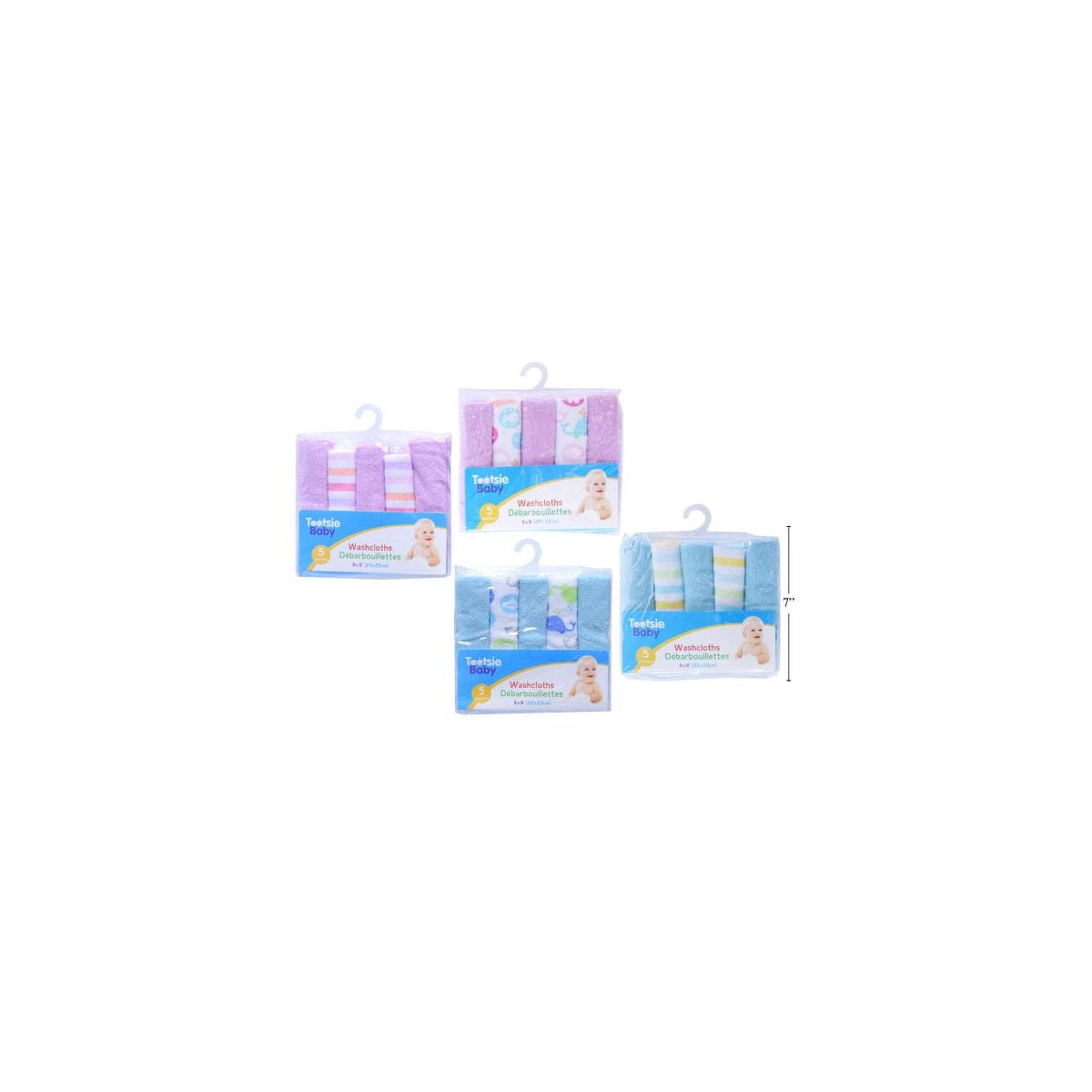 Washcloth Set 5 Pack