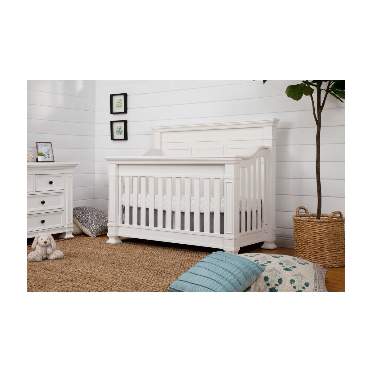Tillen 4 - In - 1 Convertible Crib - Warm White