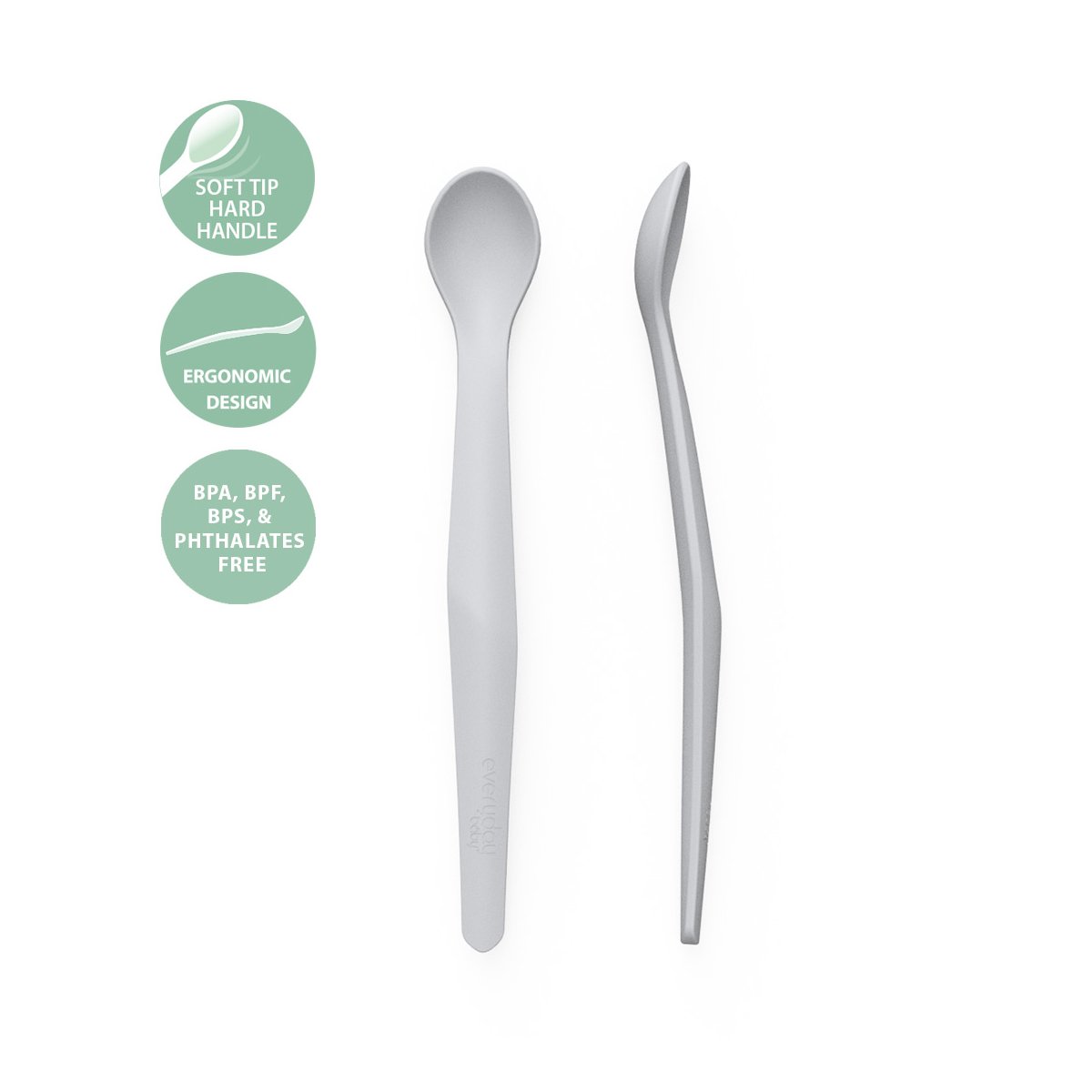 Silicone Spoon - Quiet Grey