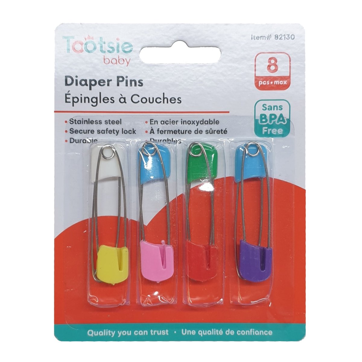 Baby Diaper Pin 8 Piece