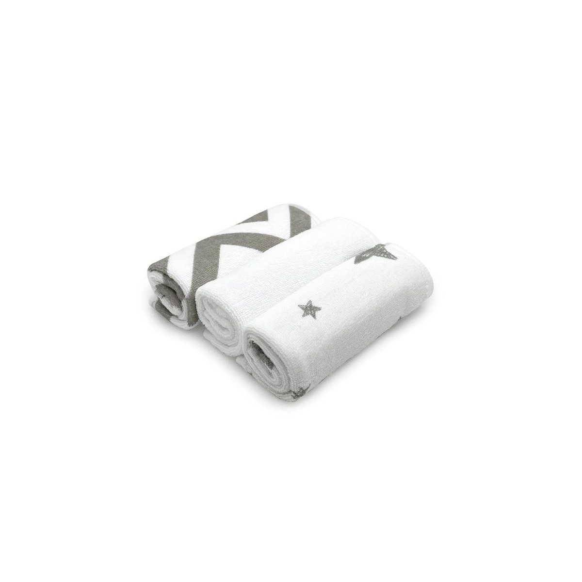 Washcloth 3 Pack - Grey