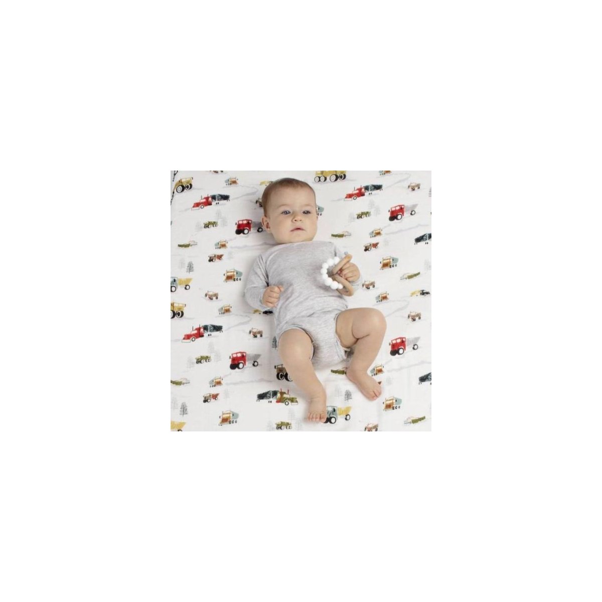 Crib Sheet - Happy Trucks