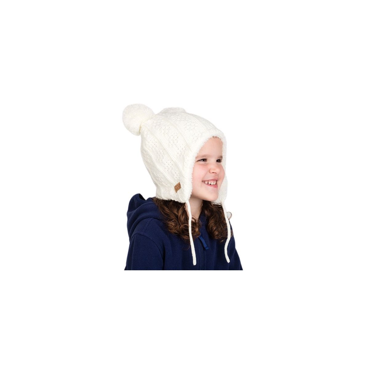 Knit Bear Beanies - Cream Bear