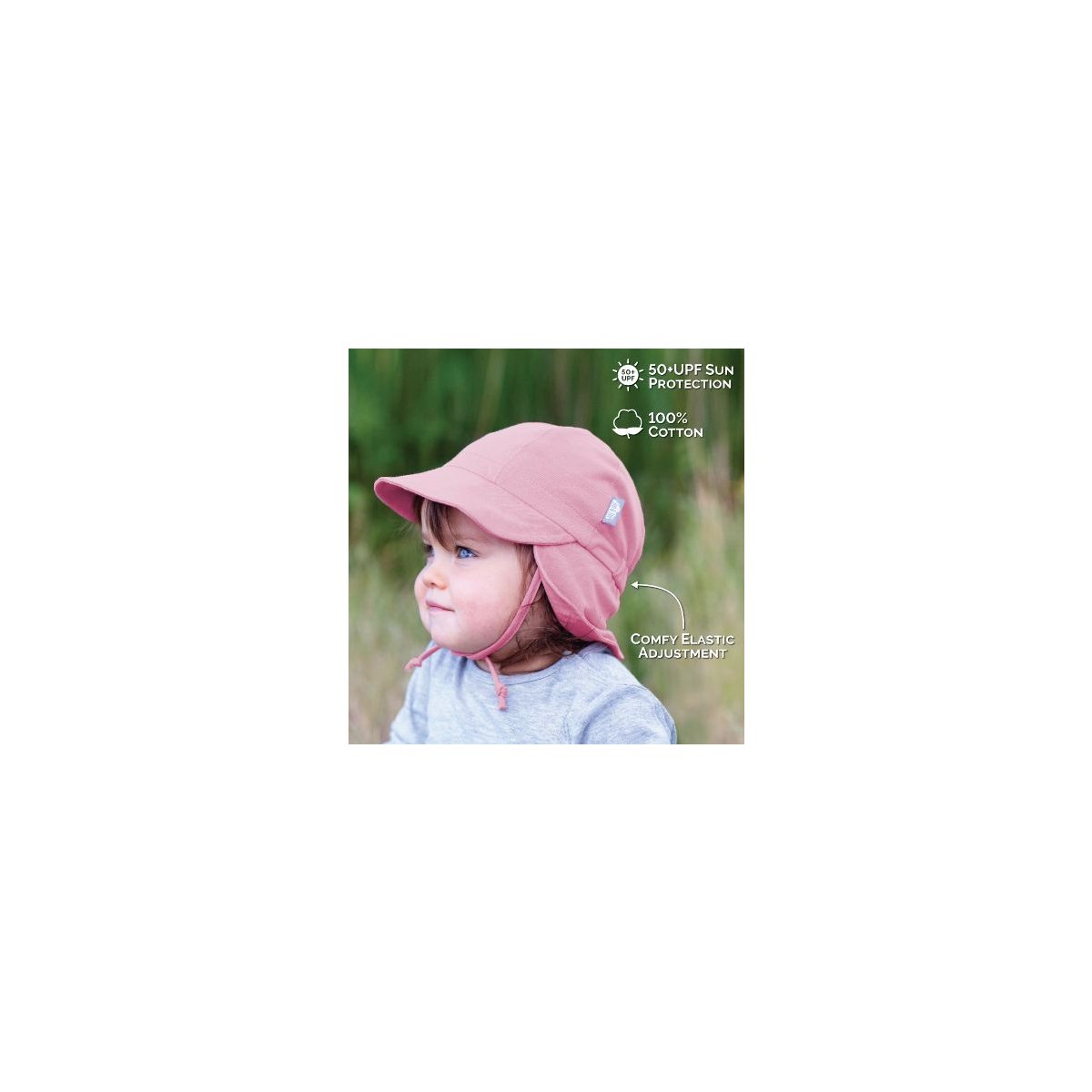 Sun Soft Baby Cap - Pink