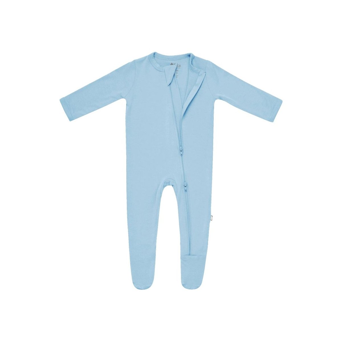 Zippered Footie - Stream