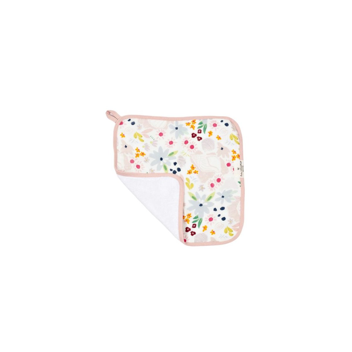 Deluxe Washcloth 3 Pack - Shell Floral