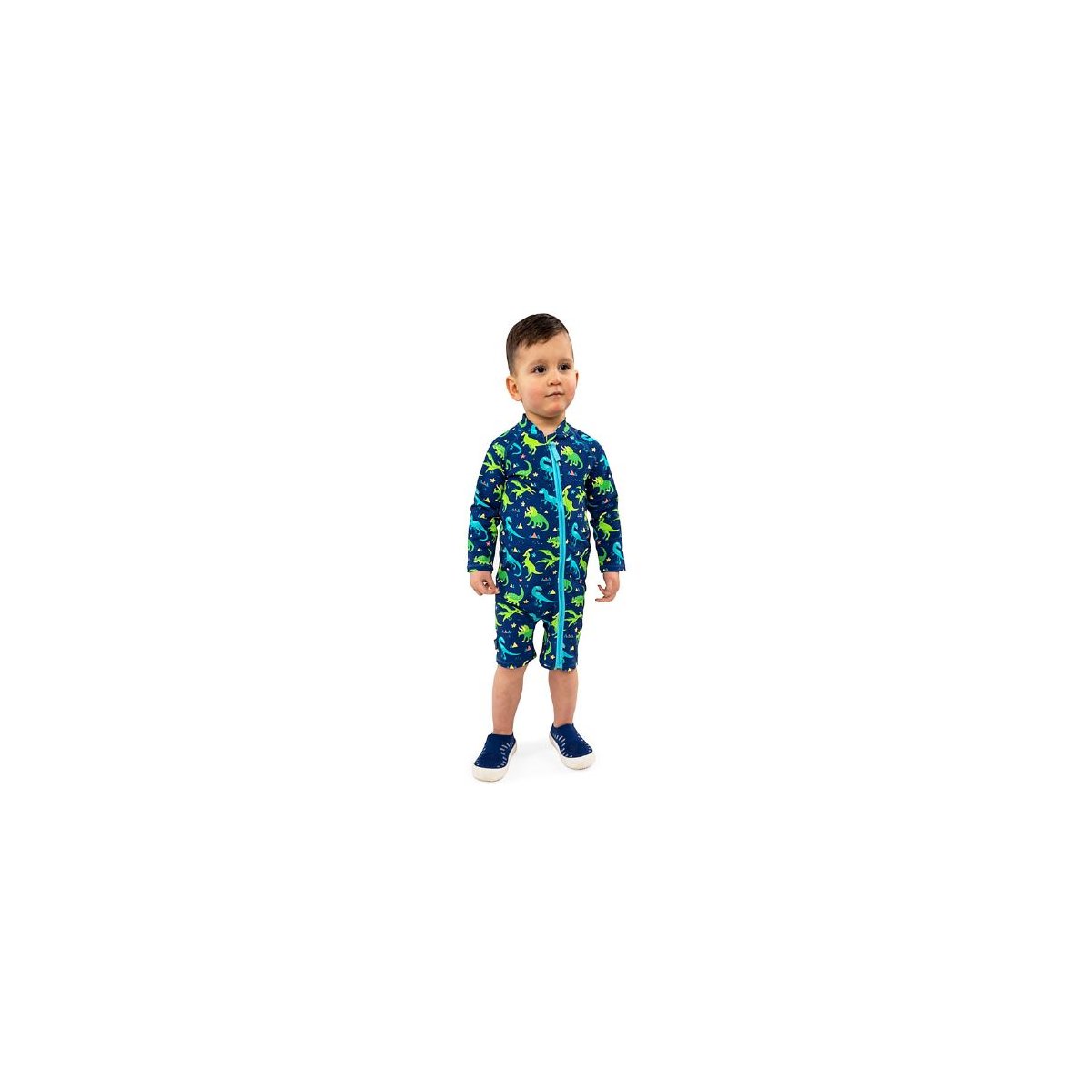 Long Sleeve One Piece UV Jumpsuit - Dinoland