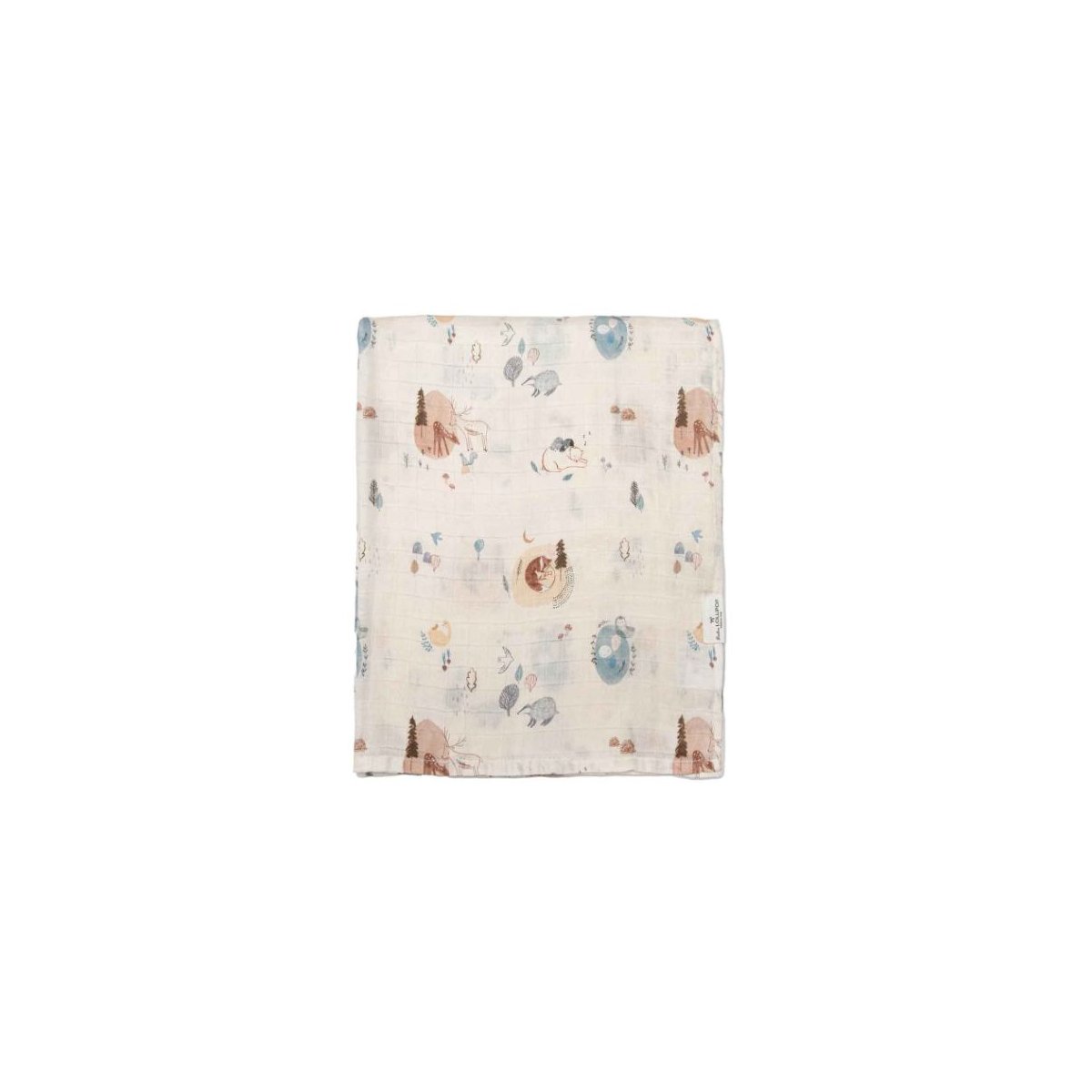 Muslin Swaddle - Cozy Forest