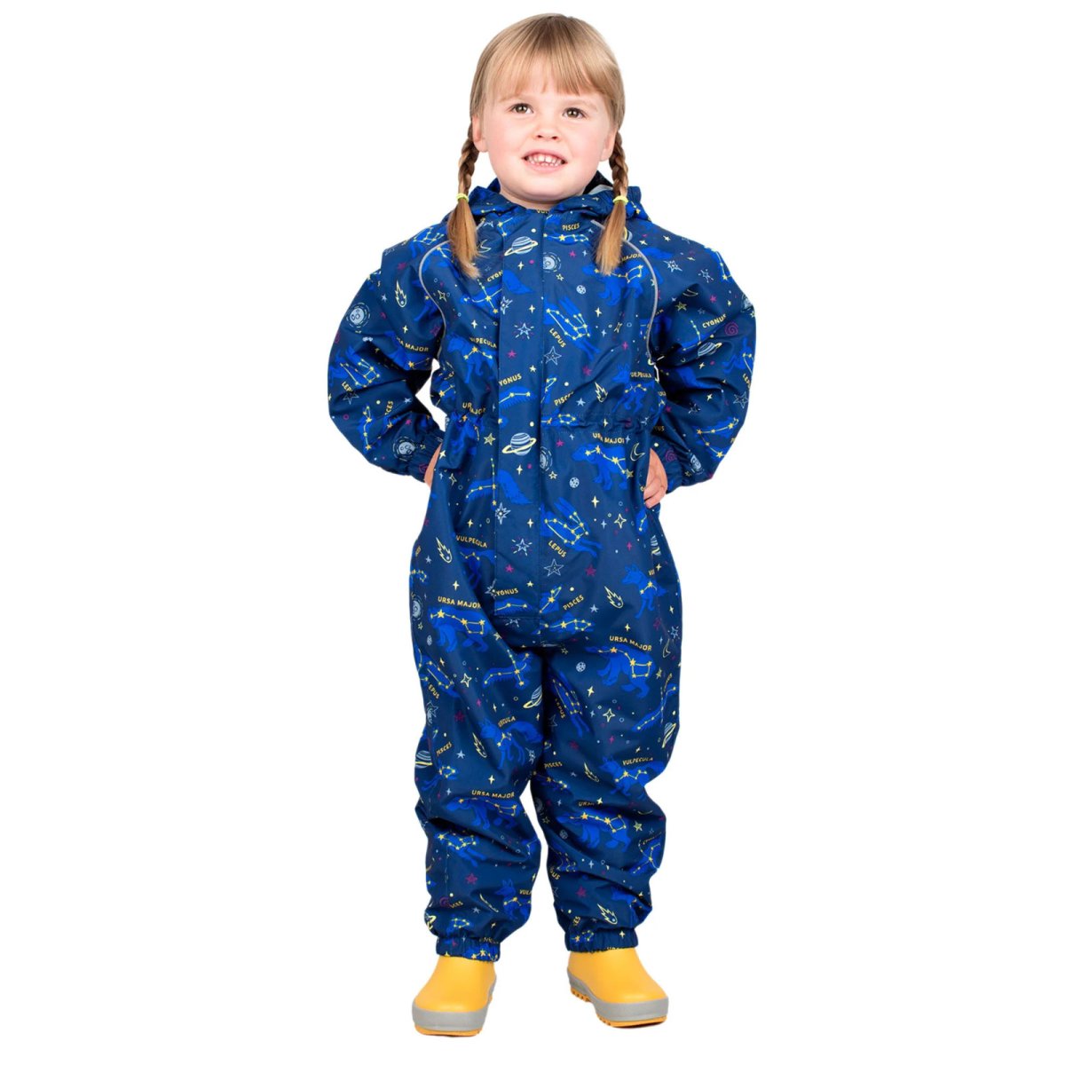Puddle-Dry Waterproof Playsuit - Constellations