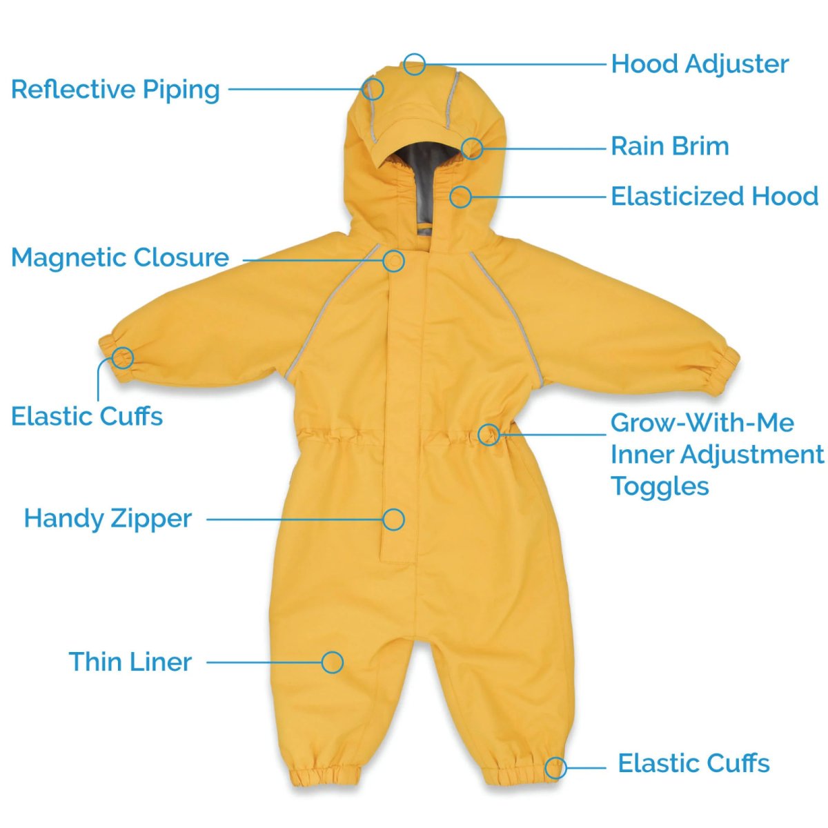 Puddle-Dry Waterproof Play Suit - Terrazzo