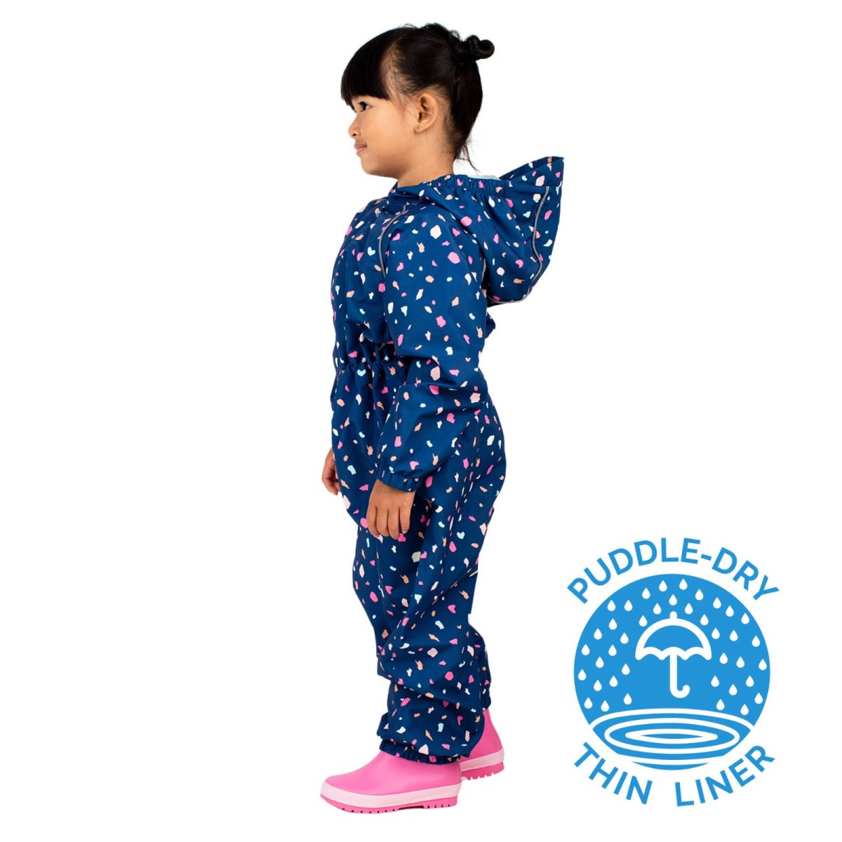 Puddle-Dry Waterproof Play Suit - Terrazzo