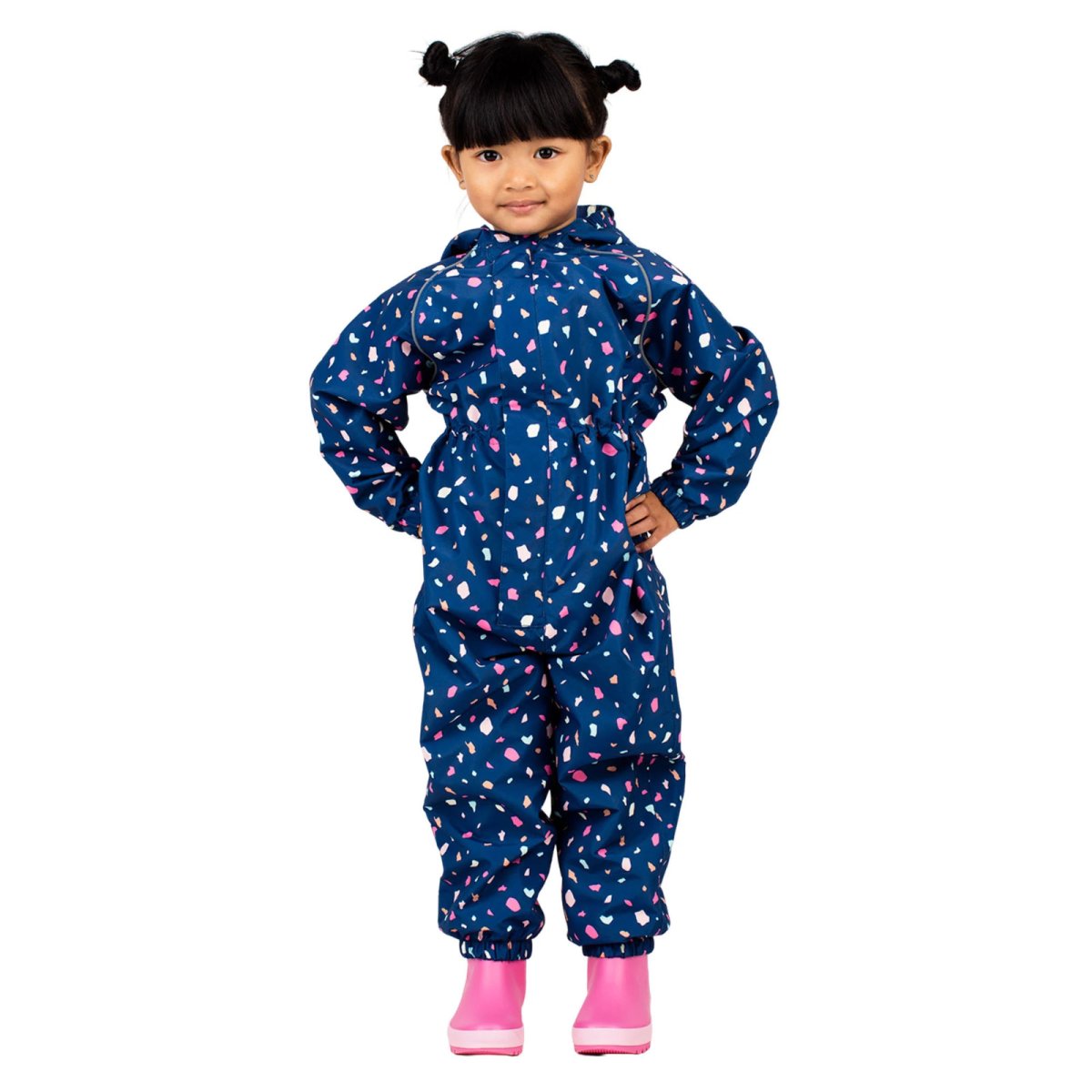 Puddle-Dry Waterproof Play Suit - Terrazzo