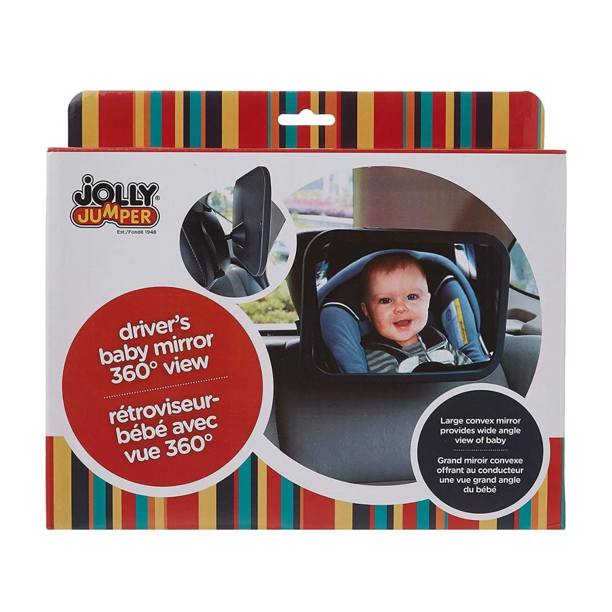 Drivers Baby Mirror 360 Degree View