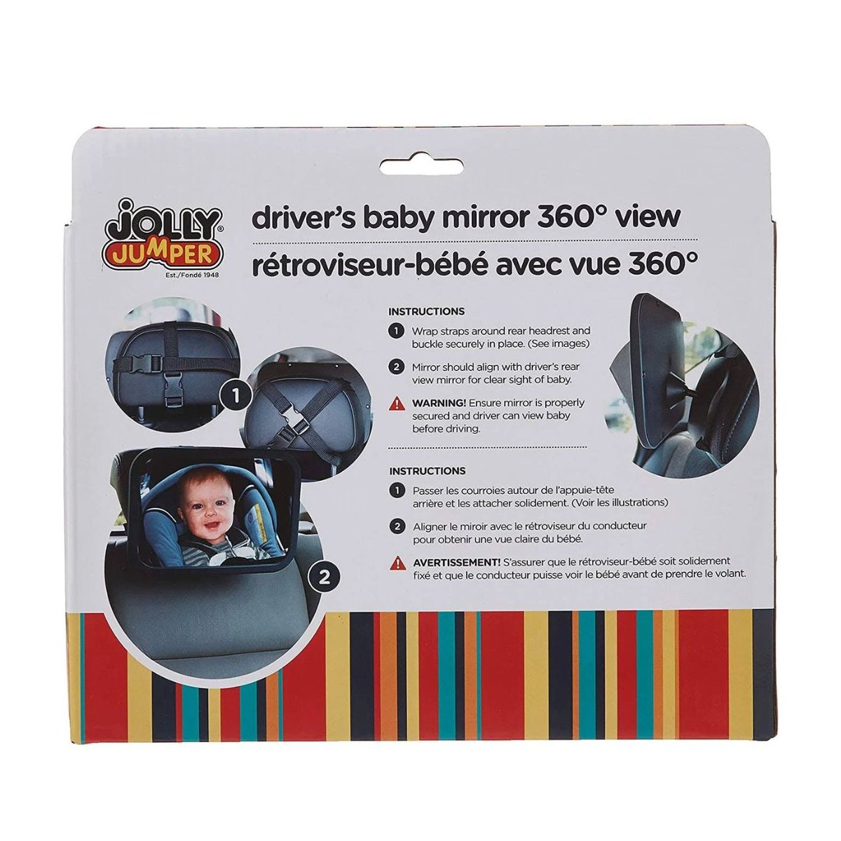 Drivers Baby Mirror 360 Degree View