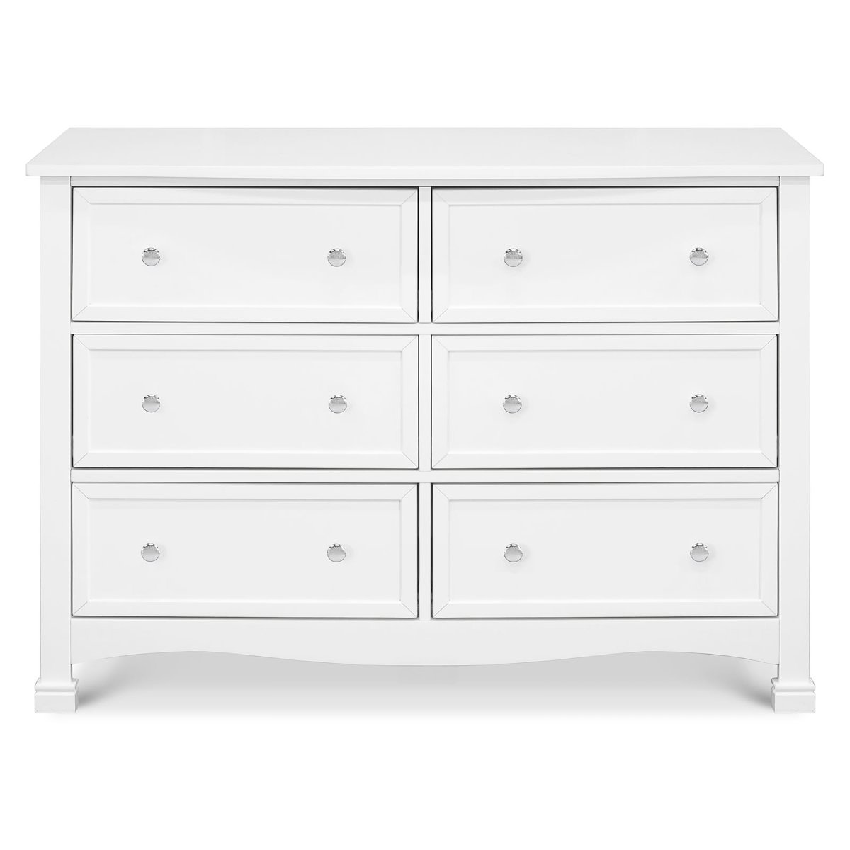 Kalani 6 Drawer Double Wide Dresser White