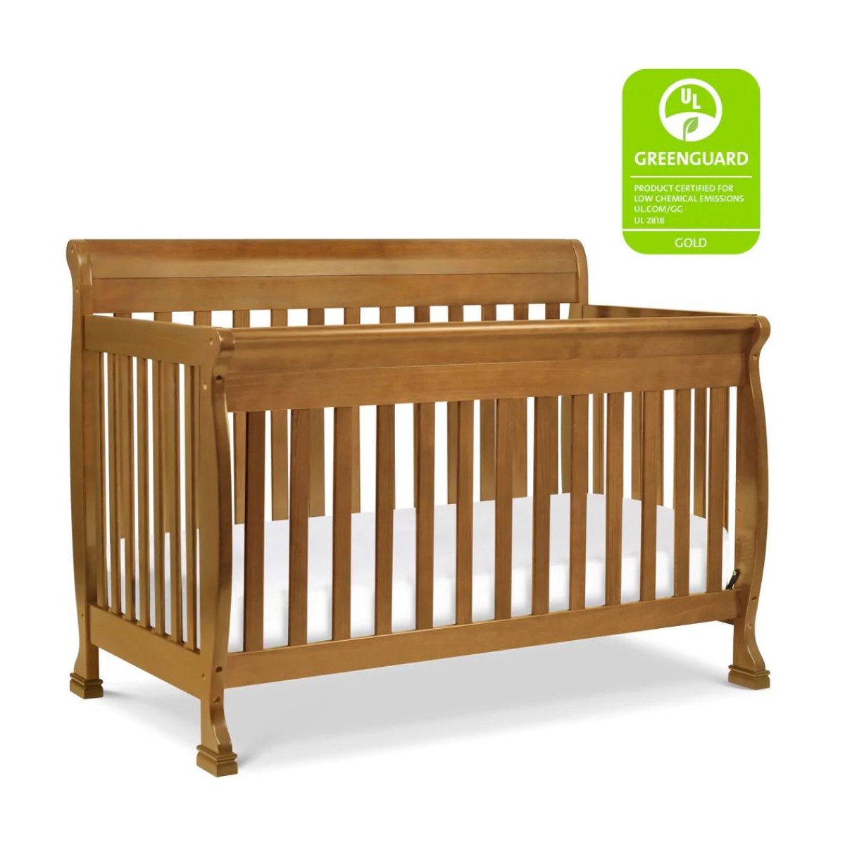 Kalani 4 In 1 Convertible Crib - Chestnut