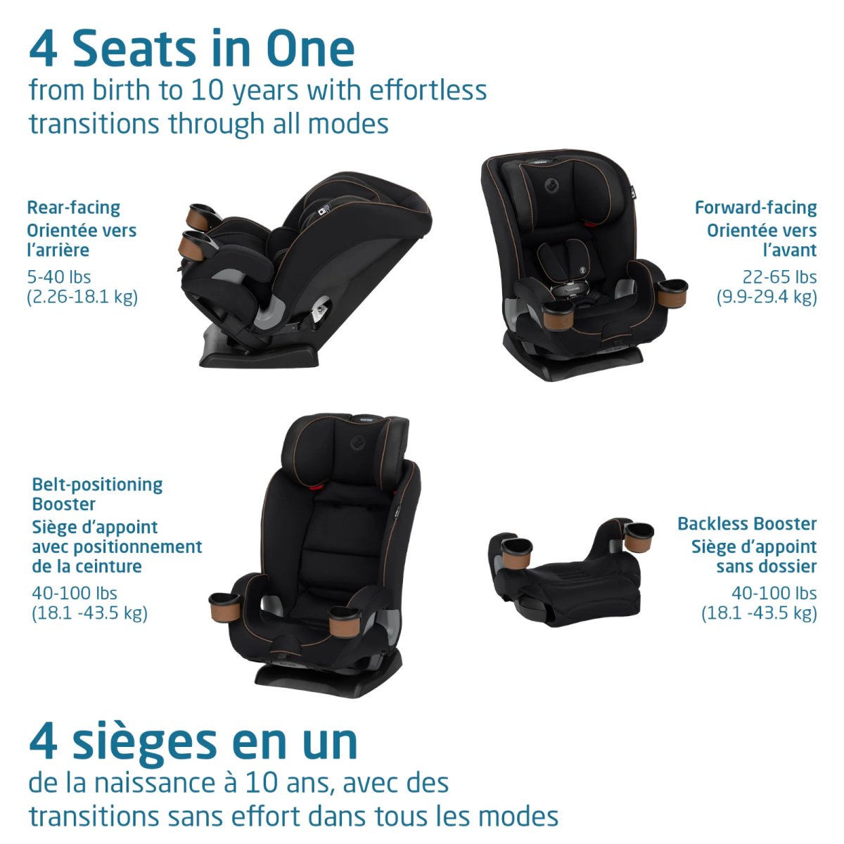 Kani All-In-One Car Seat - Authentic Truffle