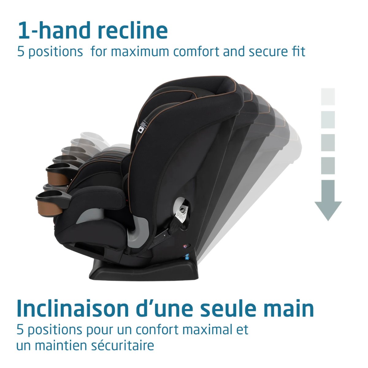 Kani All-In-One Car Seat - Authentic Black