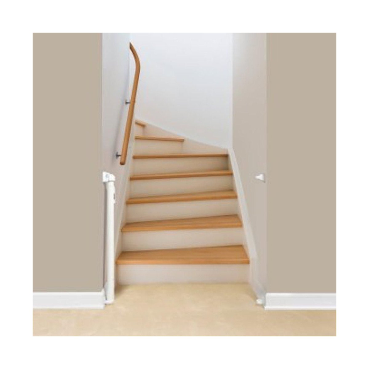 Retractable Safeway Gate - White