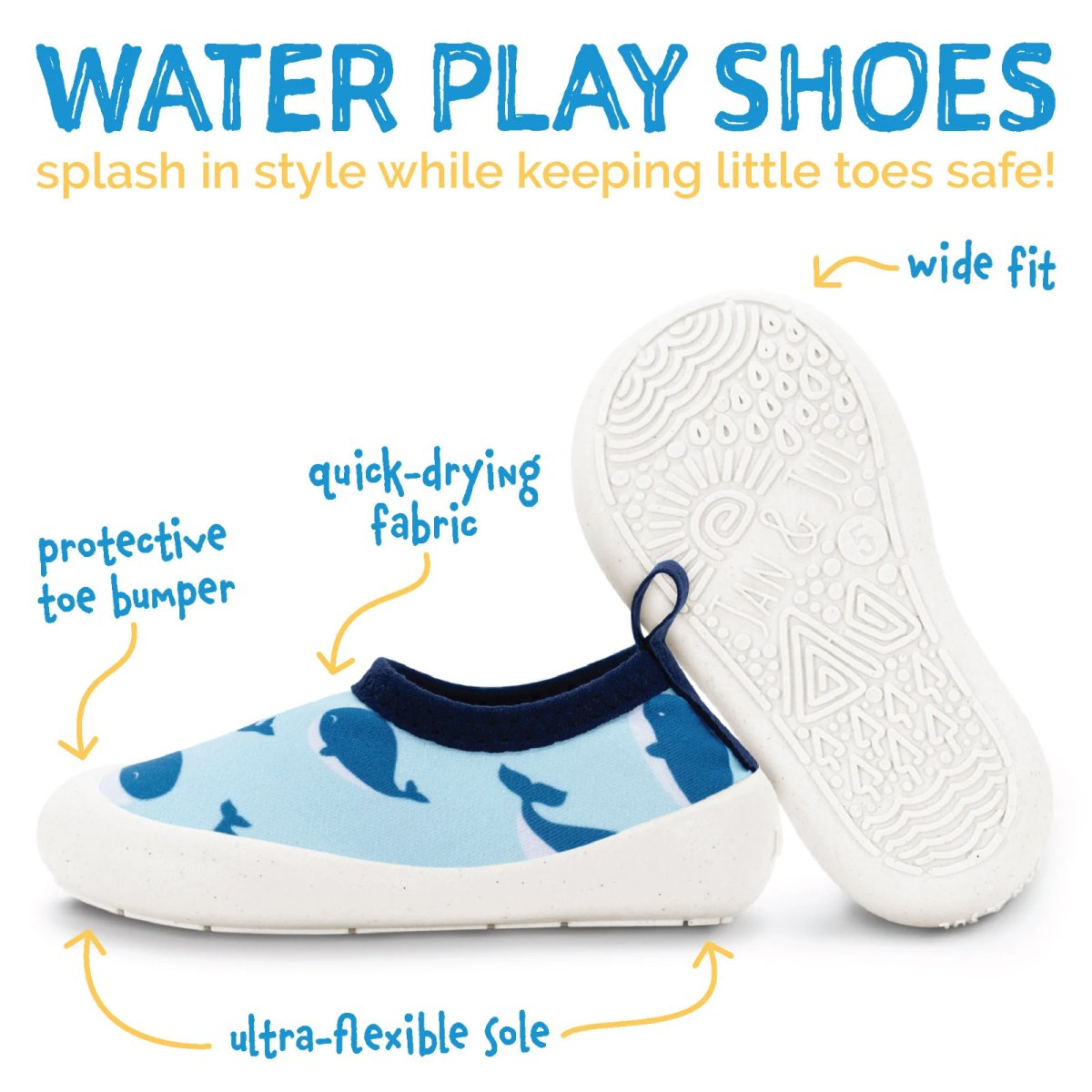 Kids Water Shoes - Manta Ray