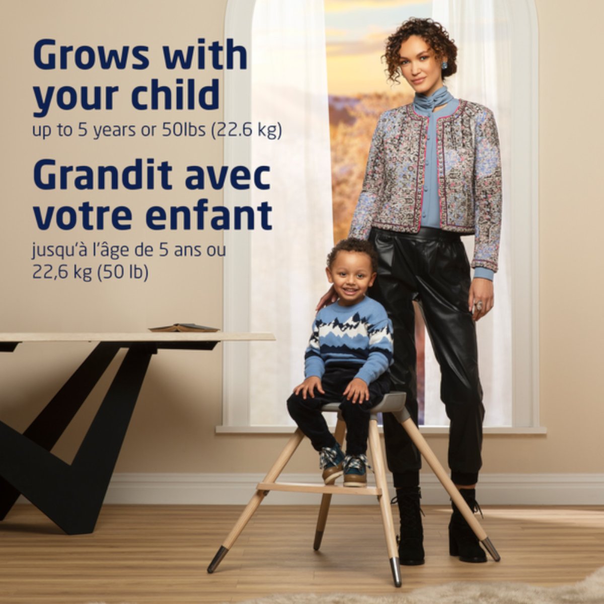 Kiskadee 360 Rotating High Chair - Onyx Heritage