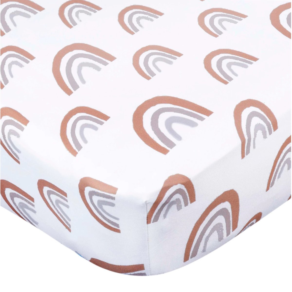 Knit Crib Sheet - Boho Rainbow - Rainbow