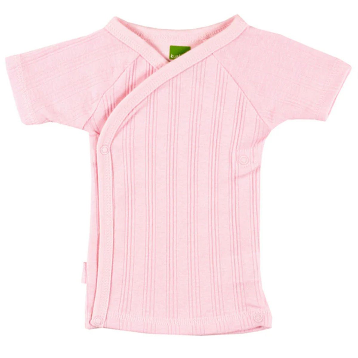 Everyday Layette Short Sleeve Wrap Tee - Pink