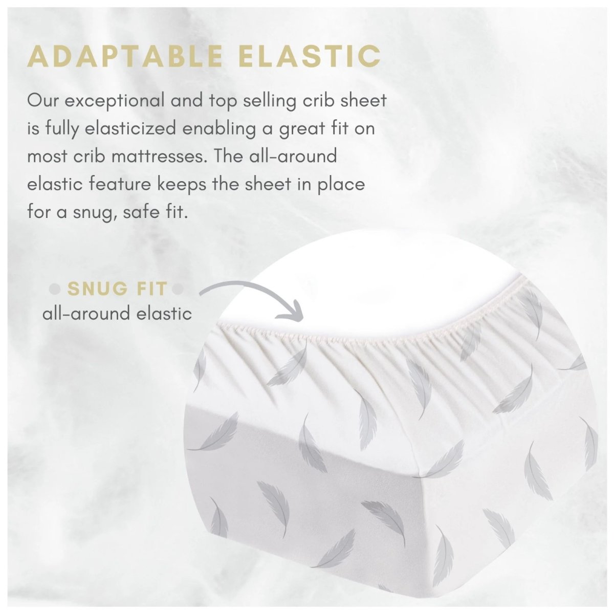 Flannel Crib Sheet - Blue