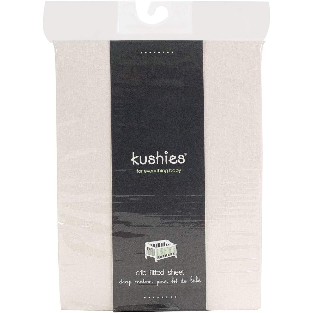 Percale Fitted Crib Sheet Ecru