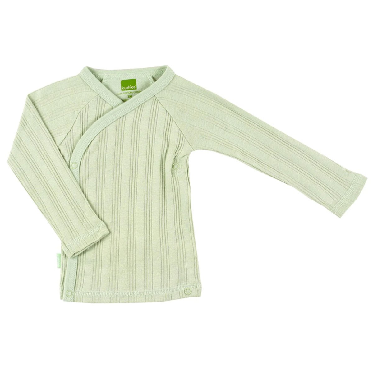 Wrap Long Sleeve T Shirt - Sage