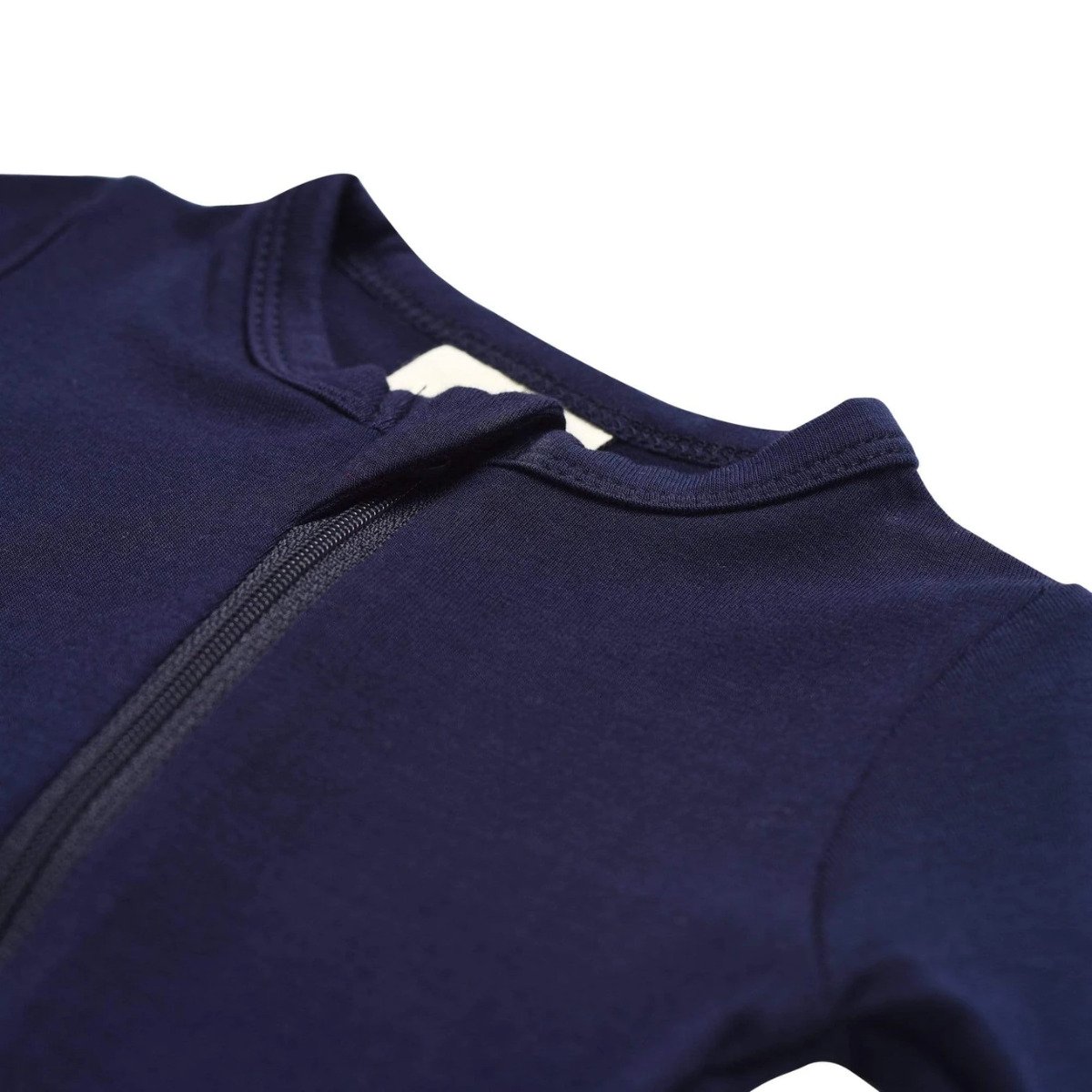 Zippered Footie - Navy - 18-24 months