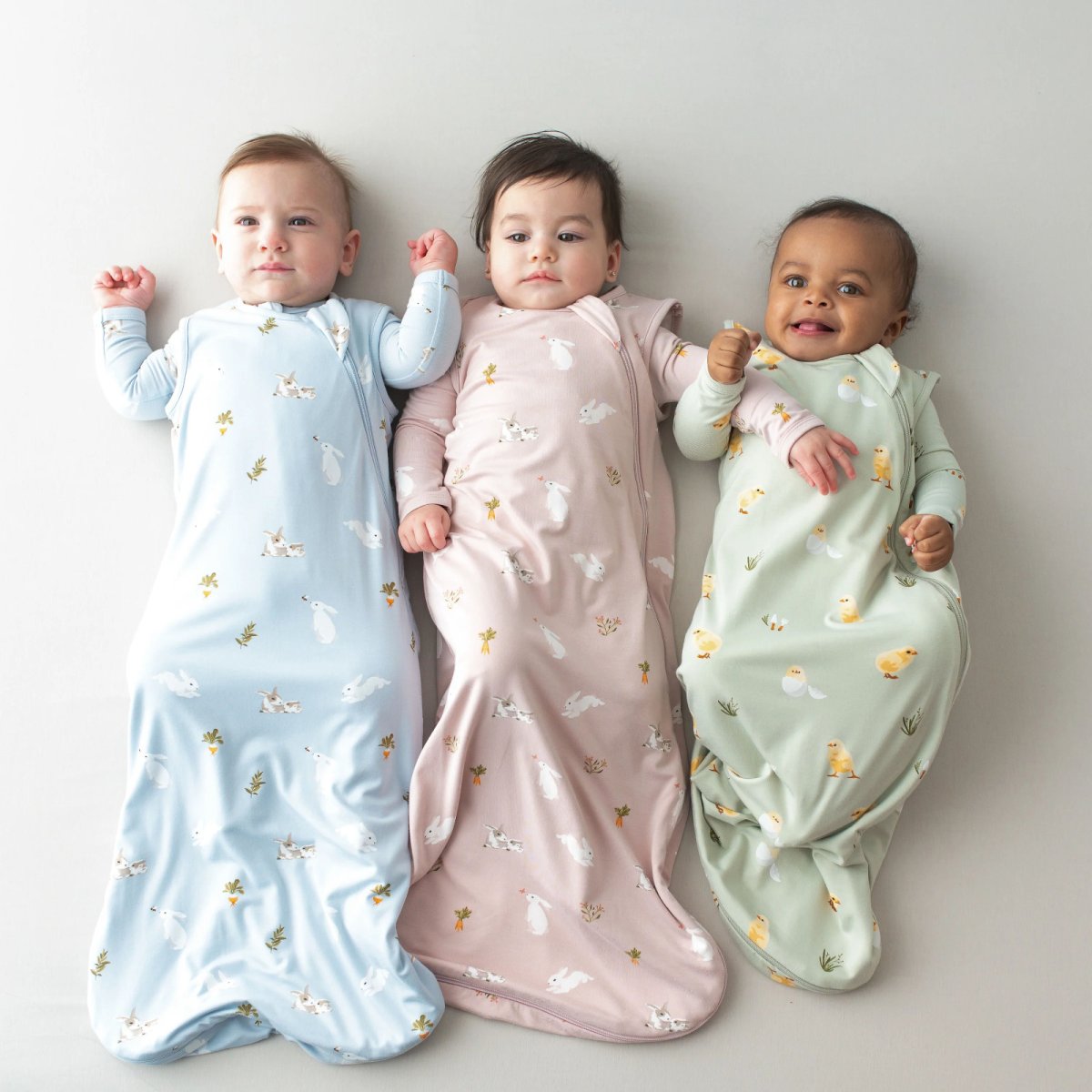 Printed Sleep Bag 0.5 Tog - Blush Rabbit