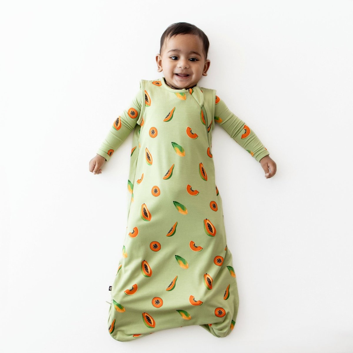 Printed Sleep Bag 0.5 Tog - Papaya