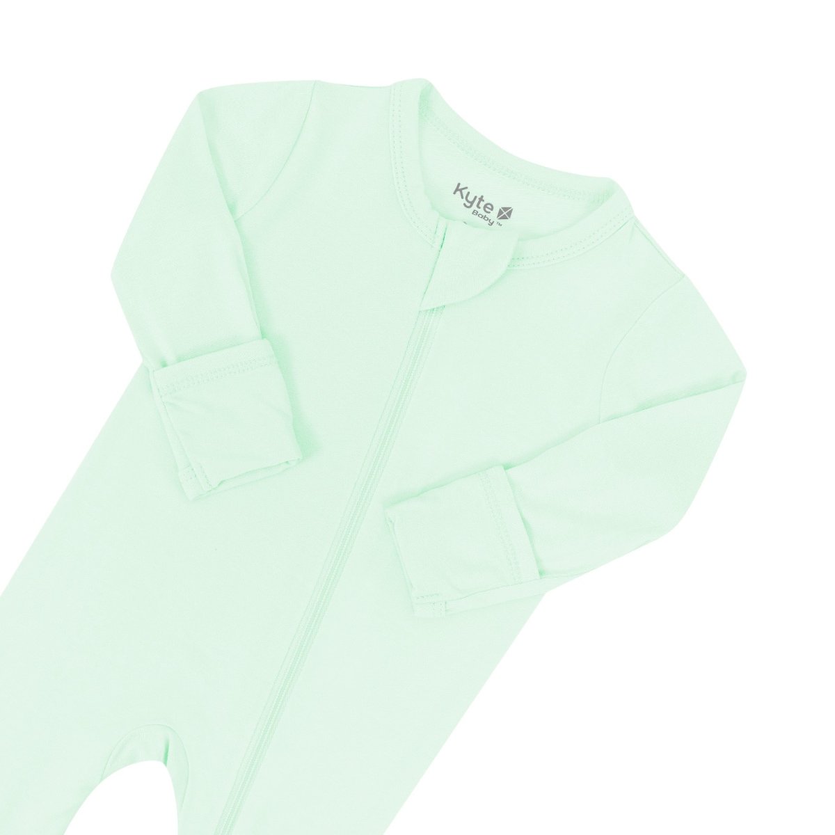 Zippered Footie - Mint