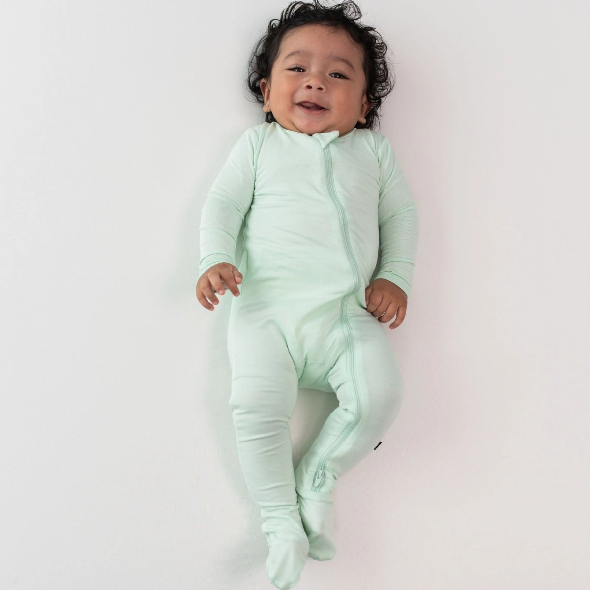 Zippered Footie - Mint