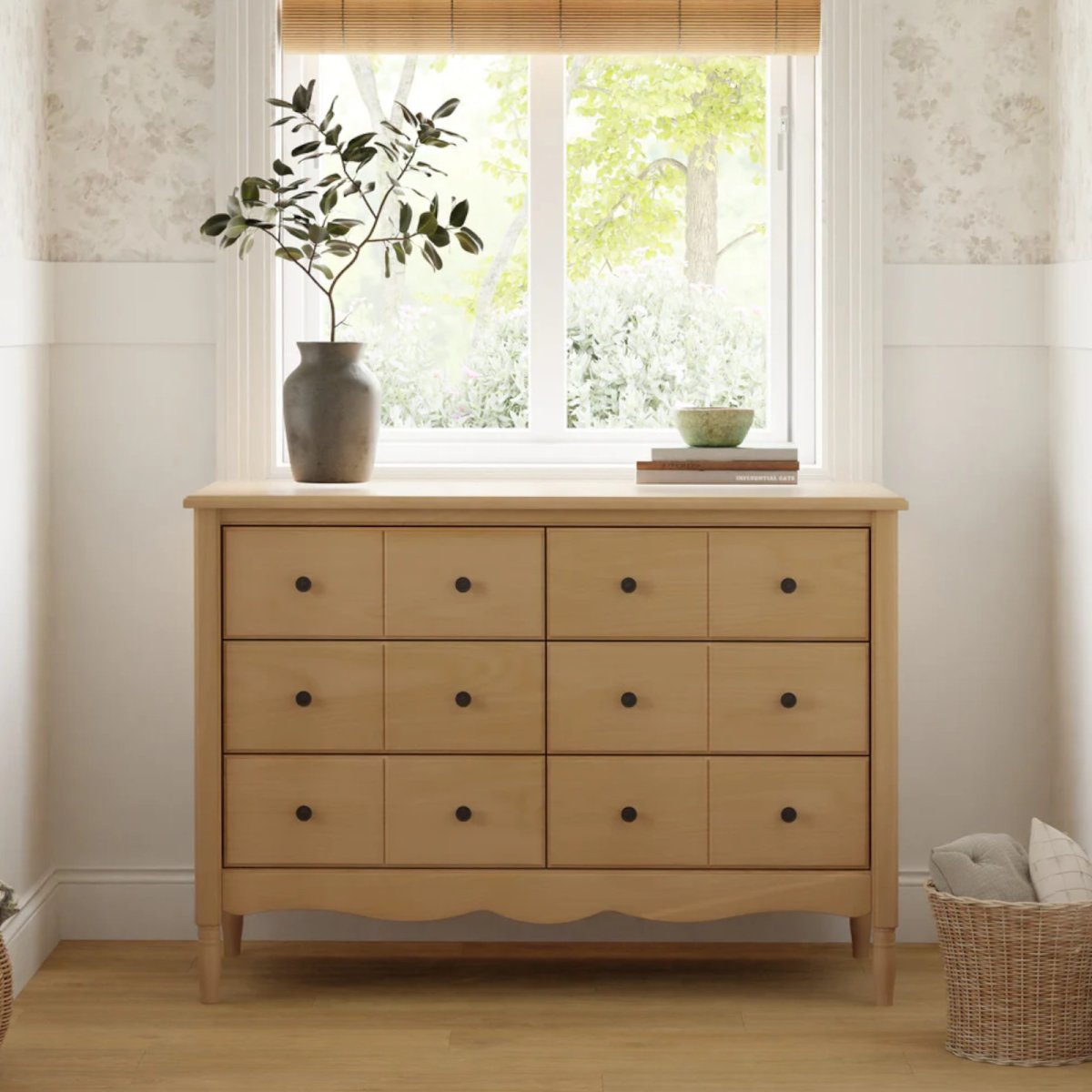 Liberty 6-Drawer Assembled Dresser - Honey