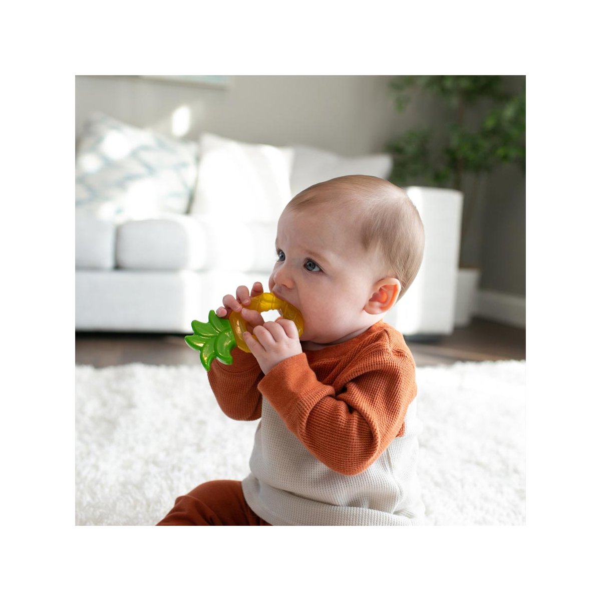 AquaCool Water-Filled Teether - Pineapple/Apple