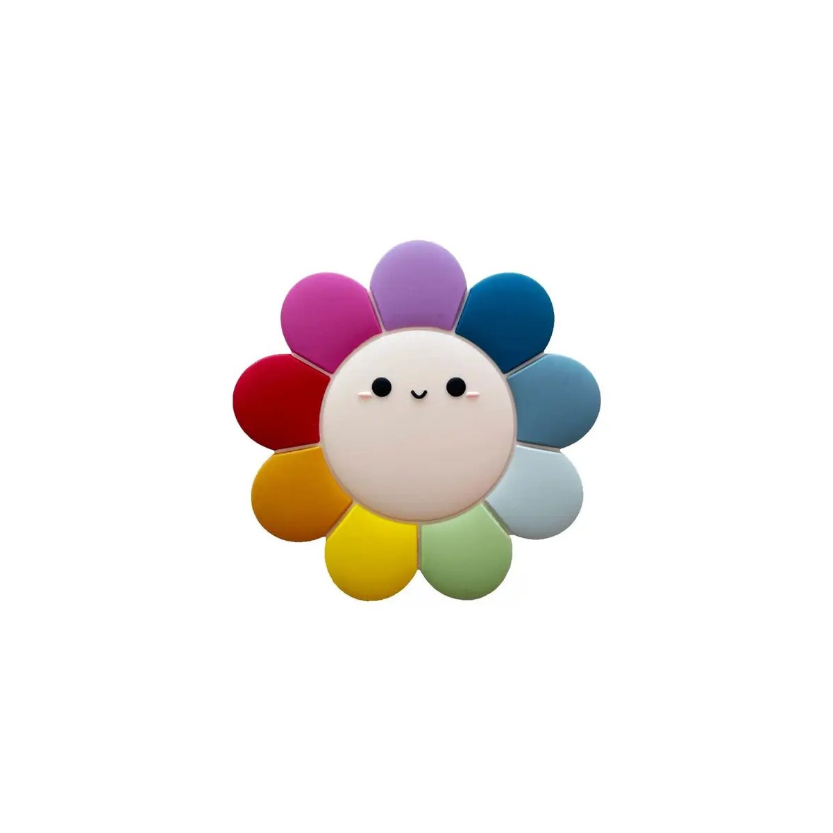 Daisy Silicone Teether - Rainbow