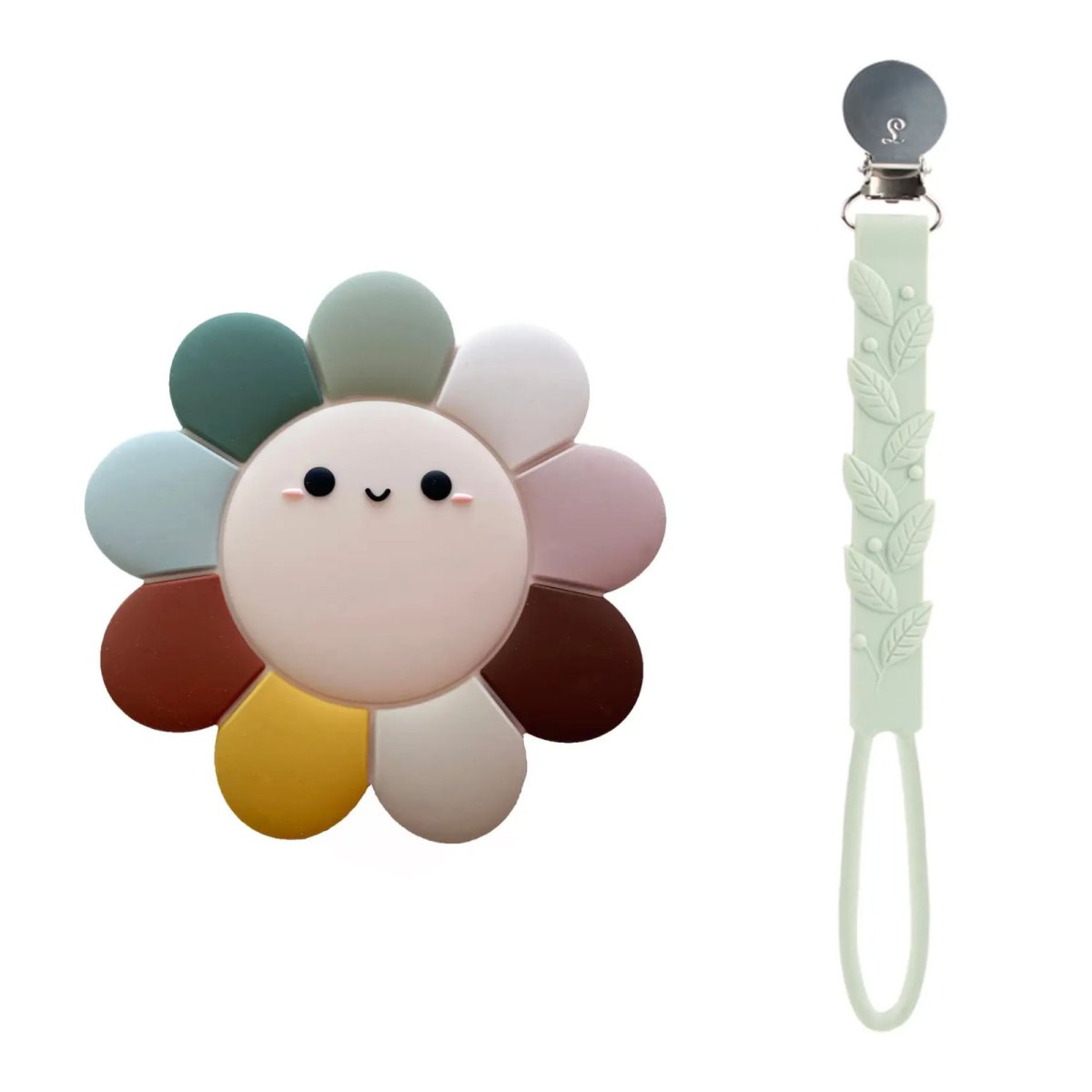 Pacifier Clip Teether Set - Multi