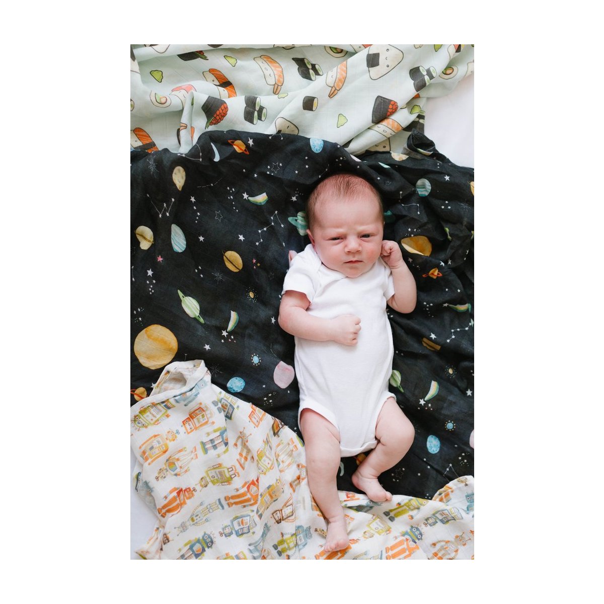 Muslin Swaddle - Planets