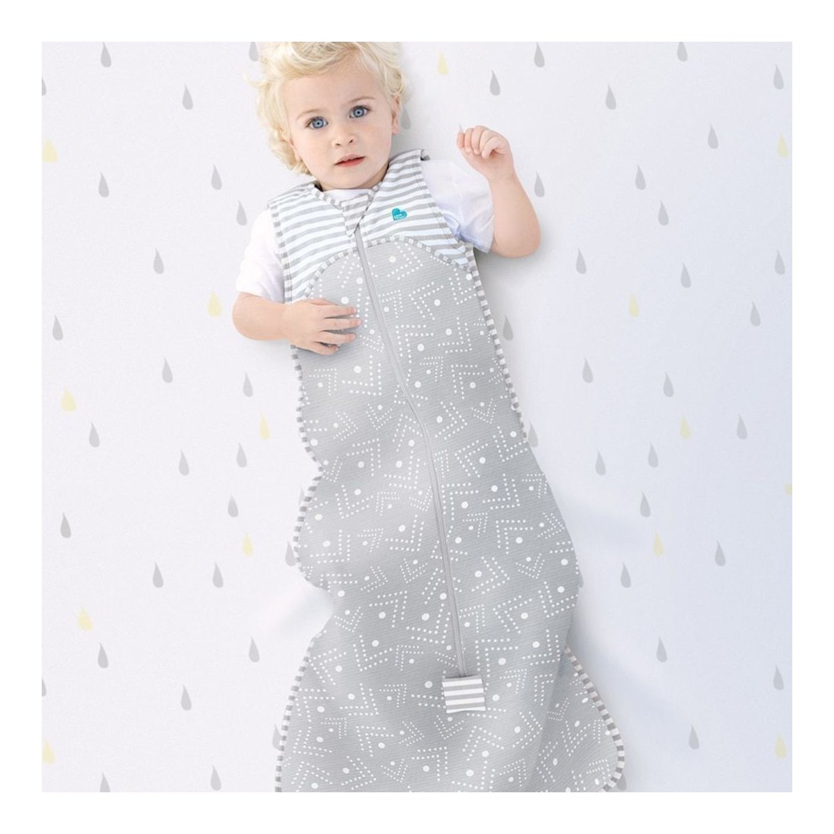 Sleep Bag 6 - 18Mos 0.2 Tog Gray Dots