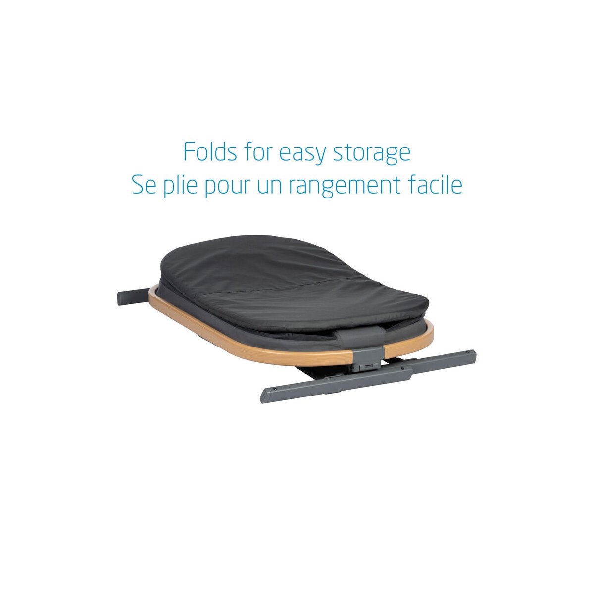 Iora Bedside Bassinet - Classic Graphite