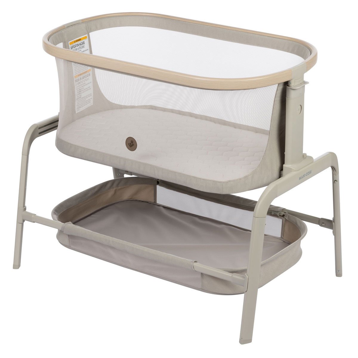 Iora Bedside Bassinet - Classic Oat