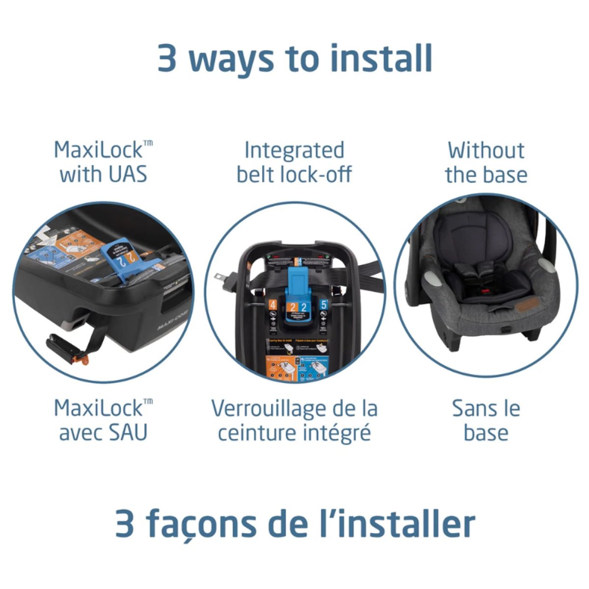 Mico Luxe+ Infant Car Seat - Absolute Black (Exclusive Online Product)