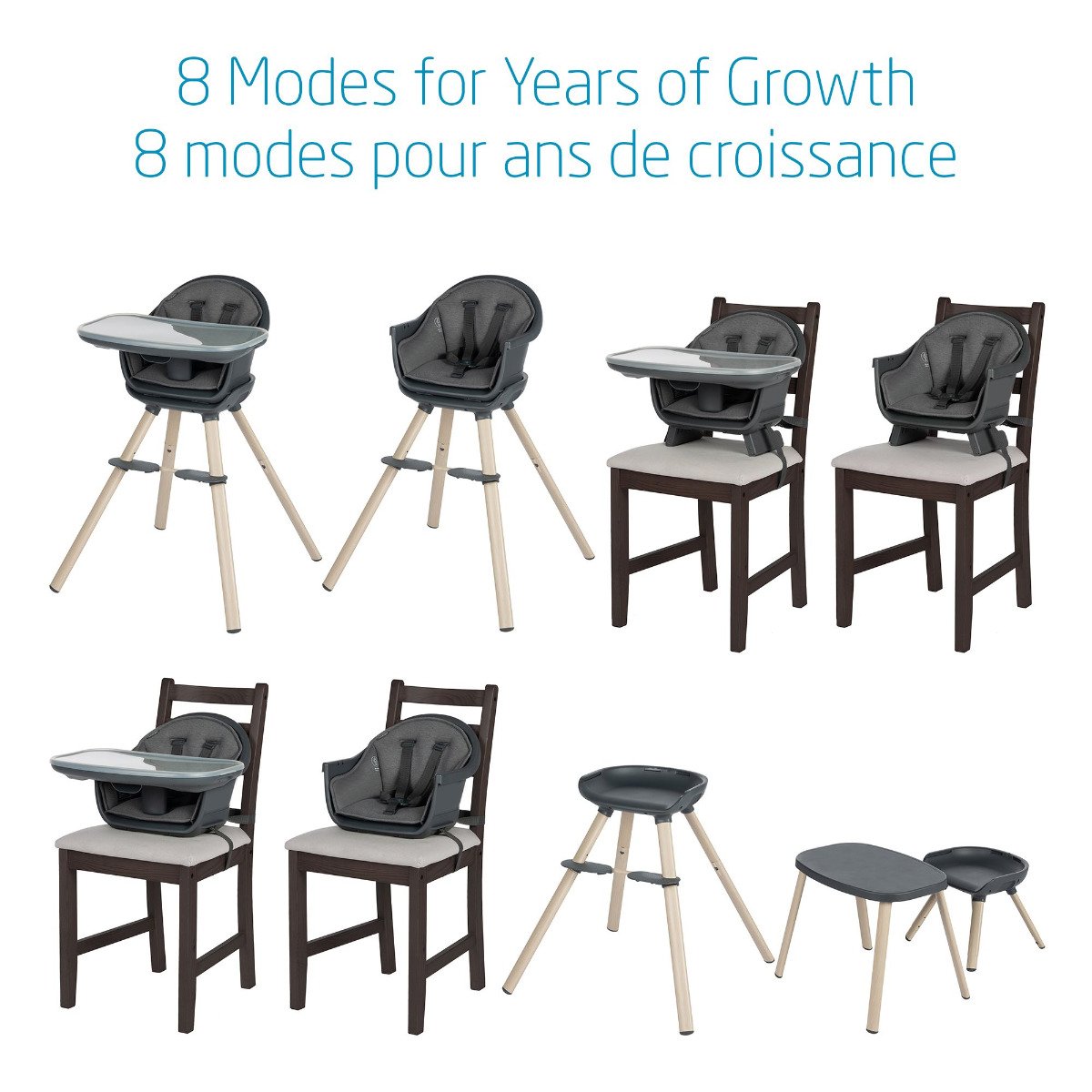 Moa High Chair - Beyond Graphite