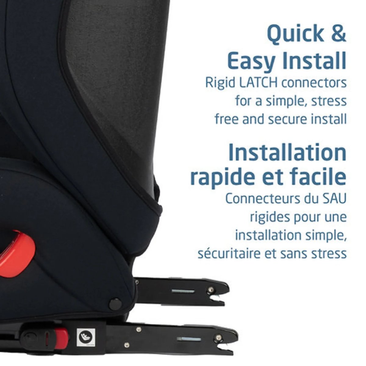 RodiSport Booster Car Seat - Authentic Black