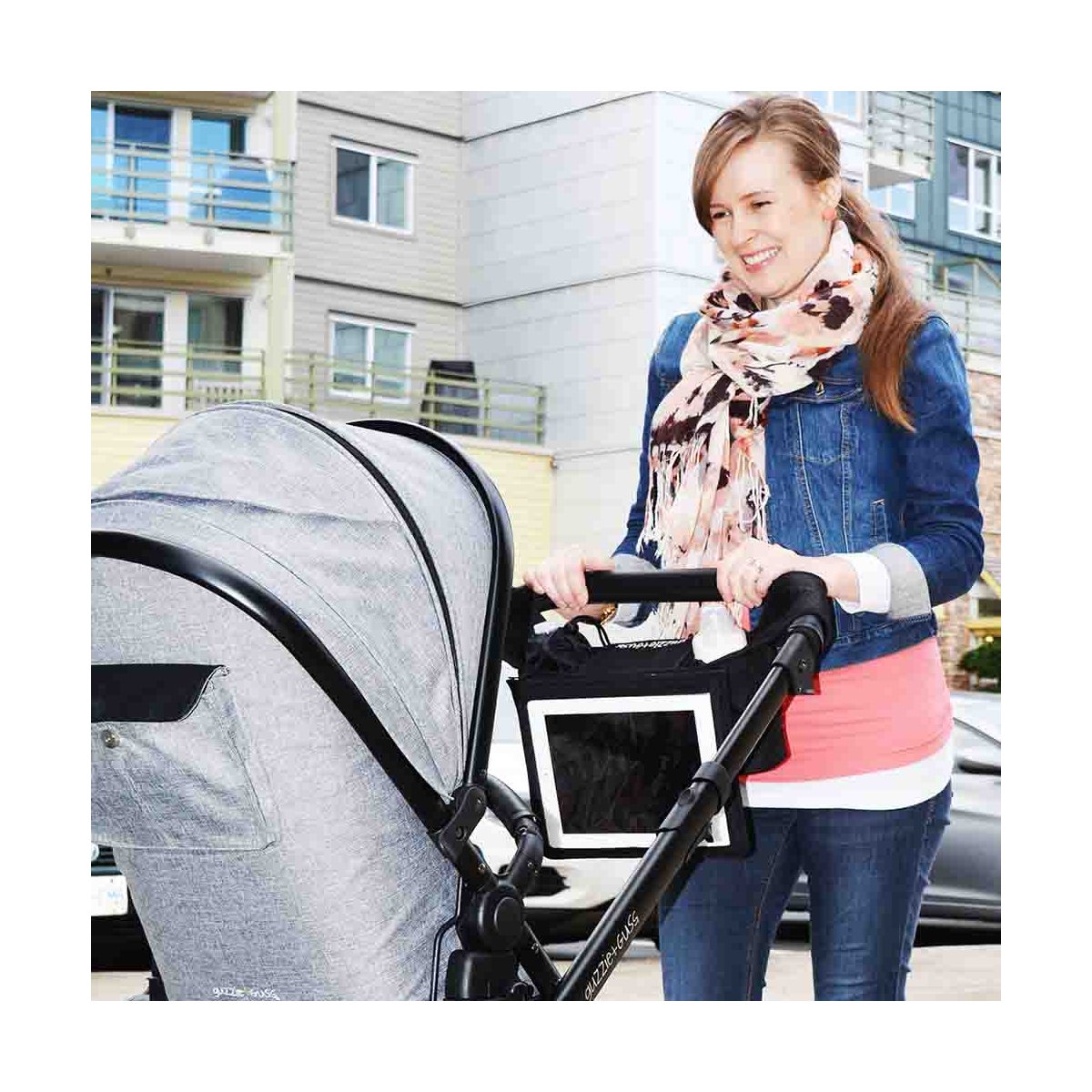 Parent Stroller Media Console