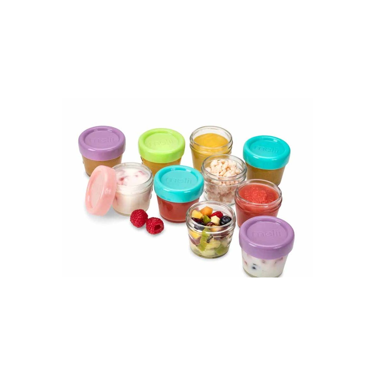 Glass Food Container 4oz - 6 Piece Set