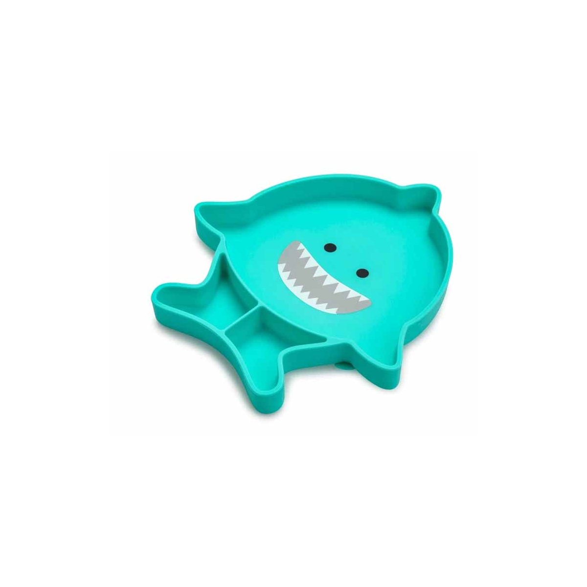 Silicone Divided Plate - Shark