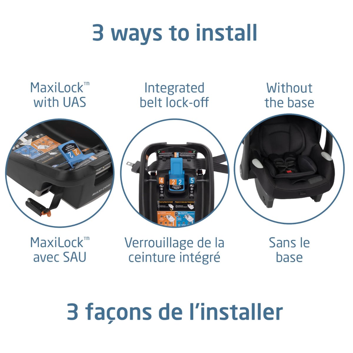 Mico Luxe+ Infant Car Seat Twillic Black